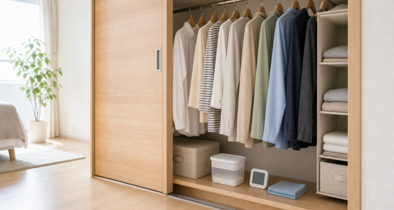クローゼットの湿気対策は何から始める？服を守る換気と除湿のコツ