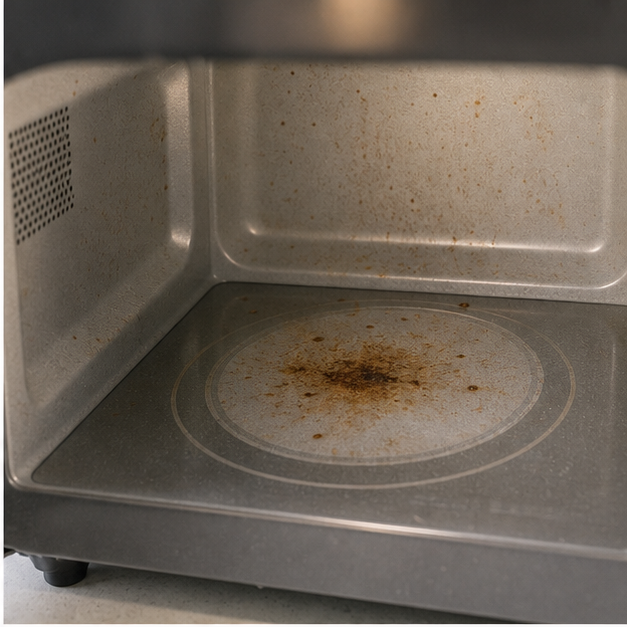電子レンジの焦げ掃除の本文画像1