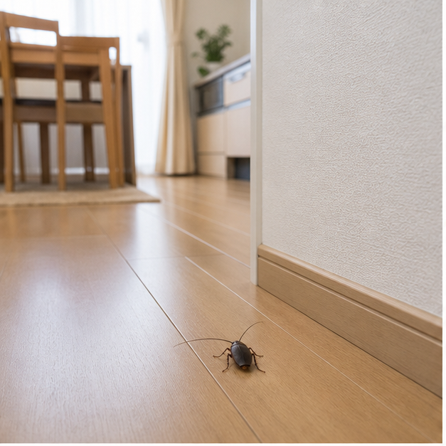ゴキブリが一匹いたらどうする？見た直後の判断と初動チェック