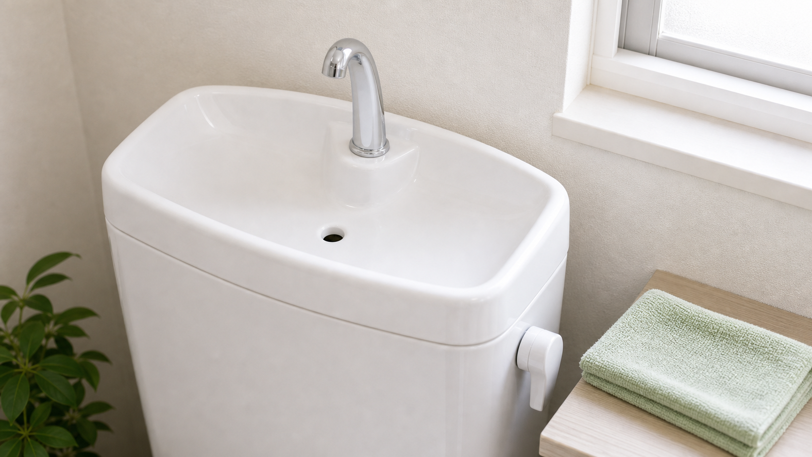 トイレタンク手洗いの水垢掃除の本文画像3