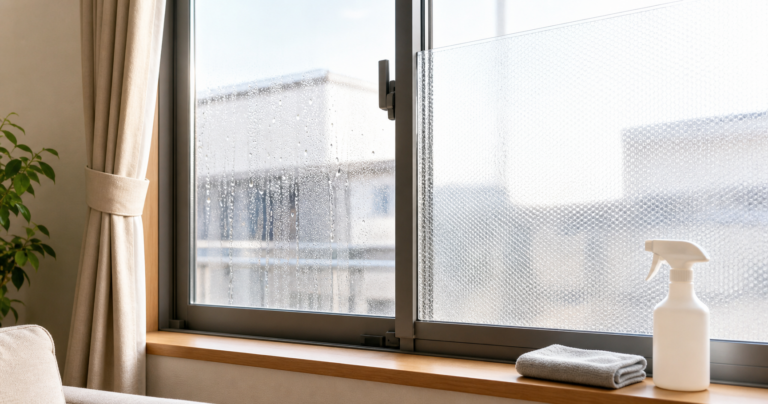窓の結露防止シートは効果ある？効きやすい窓と失敗しやすい条件